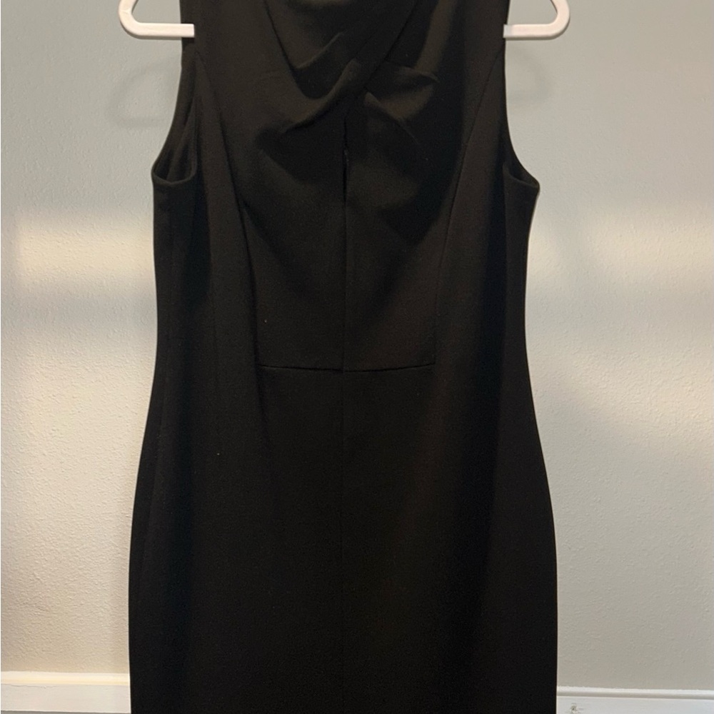 Calvin Klein Elegant Black Sleeveless Dress